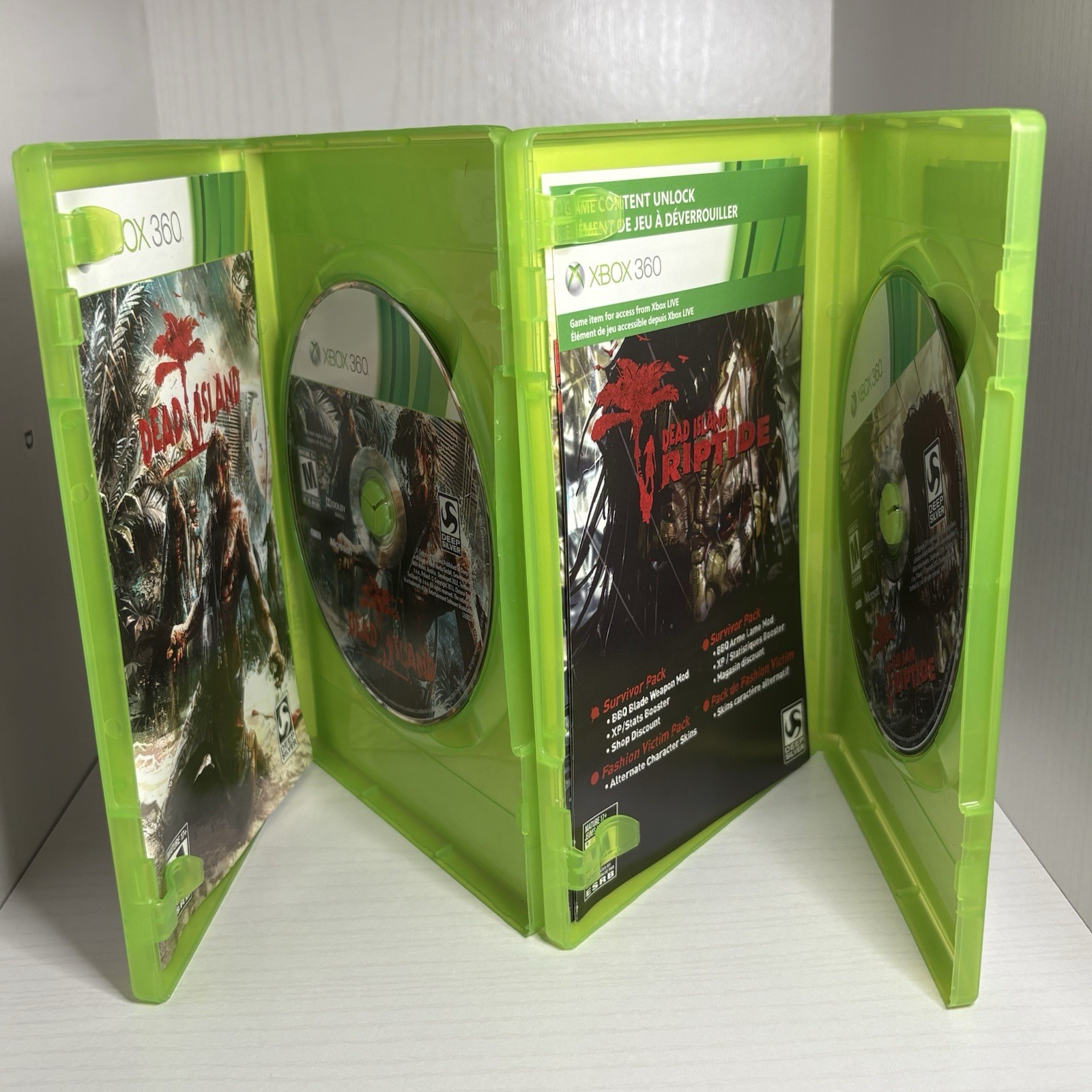 2 Dead Island and Dead Island: Riptide Special Edition Microsoft Xbox 360 CIB