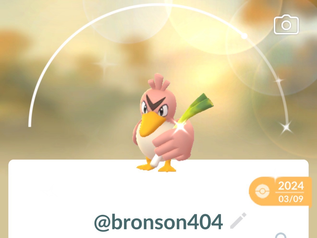 Pokemon Shiny Farfetch’d TR–ADE G0 Unregistered