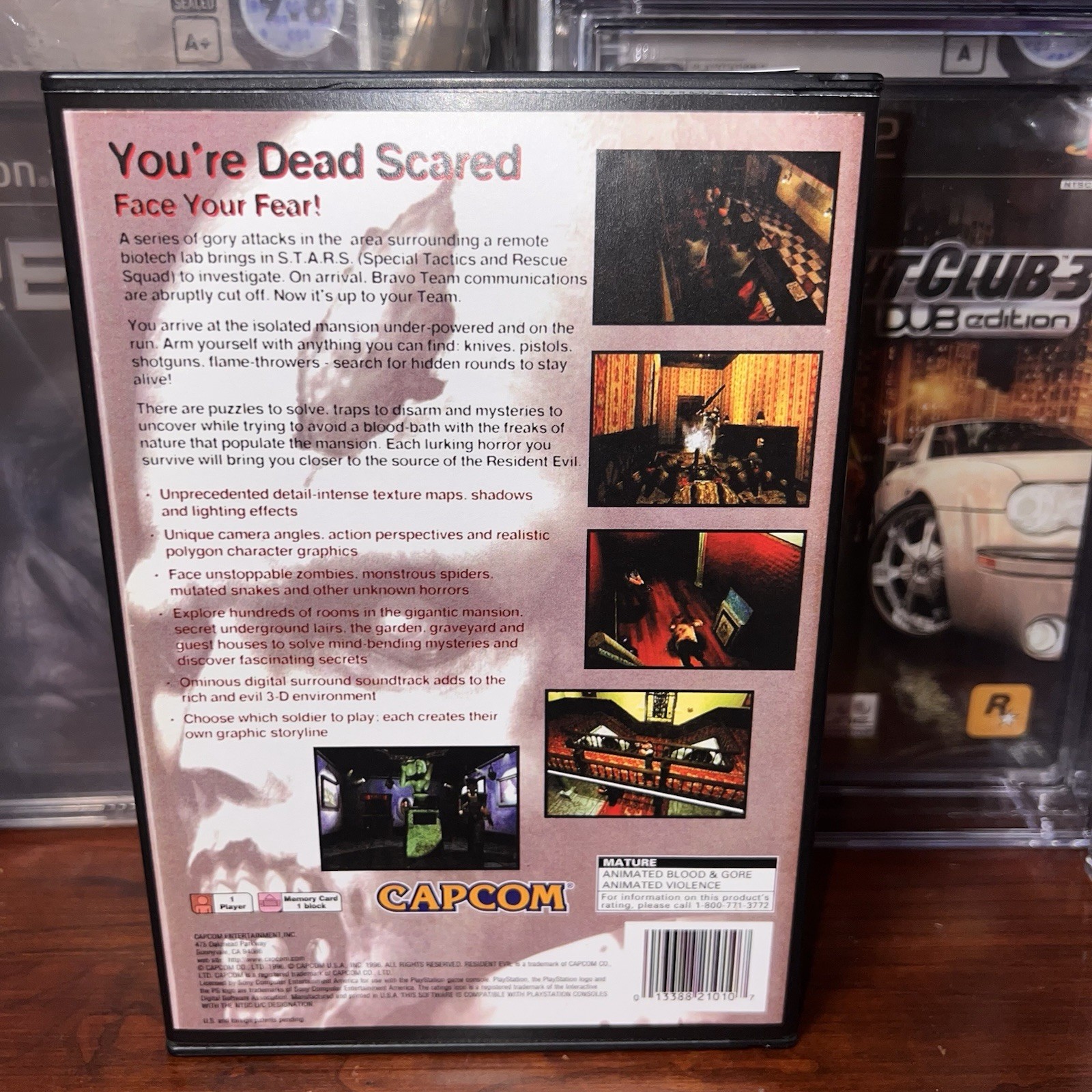 Remake l‼️Of The Resident Evil 1996 Long Box With Manual! ‼️Read ‼️🔥💎🍀🔥