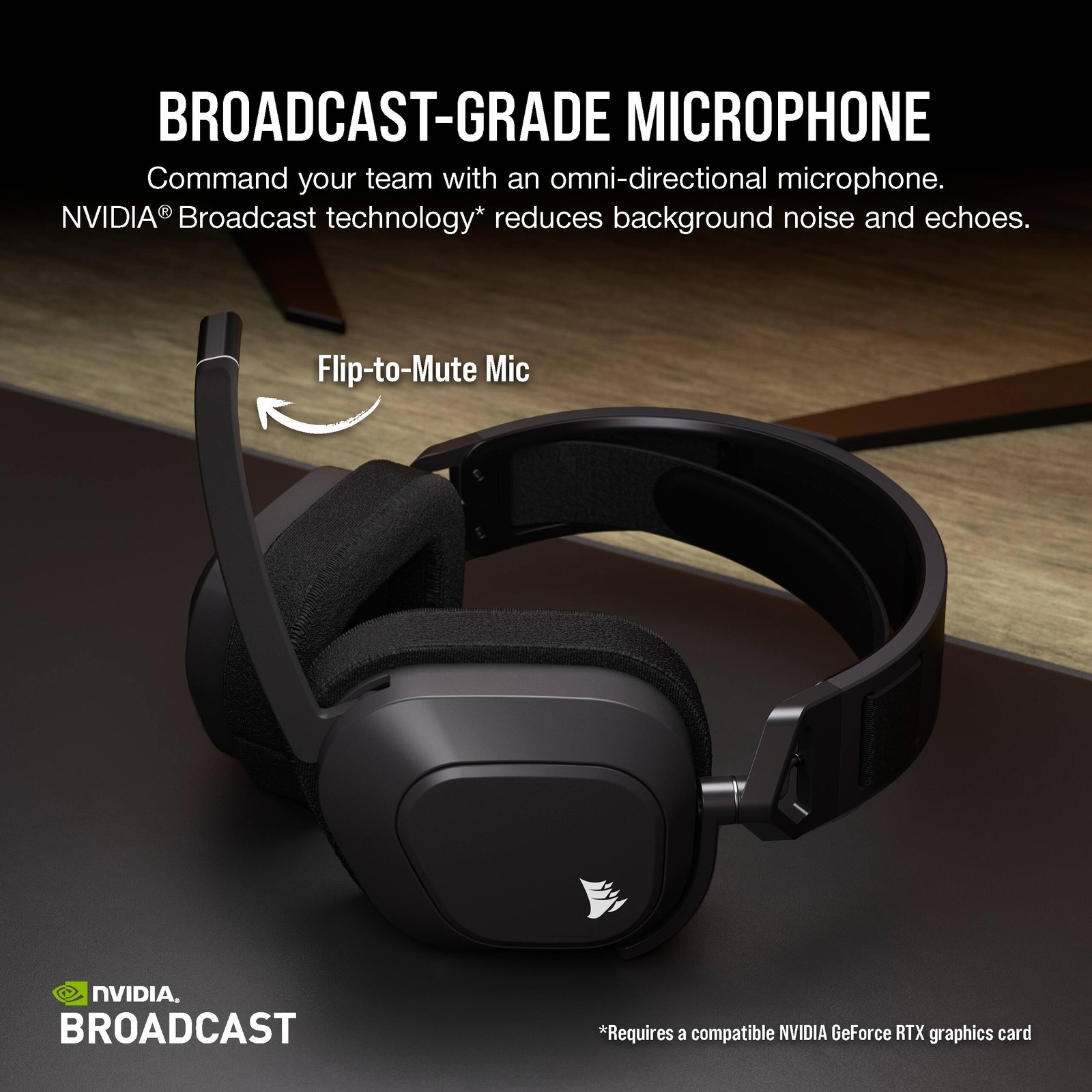 CORSAIR – HS80 MAX Wireless Gaming Headset for PC, PS5, PS4 – Steel Gray