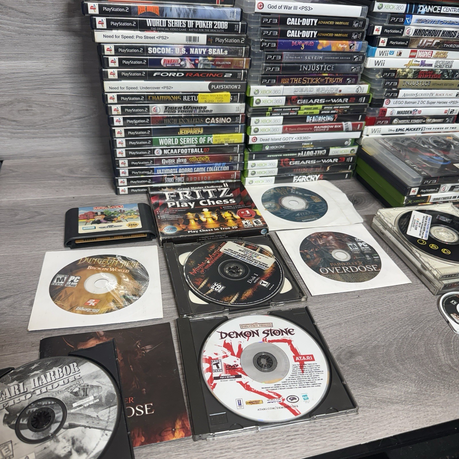 125+ Video Game Bulk Lot – Untested/As-Is – PS2, PS3, Xbox 360, Wii, Sega, 3DS
