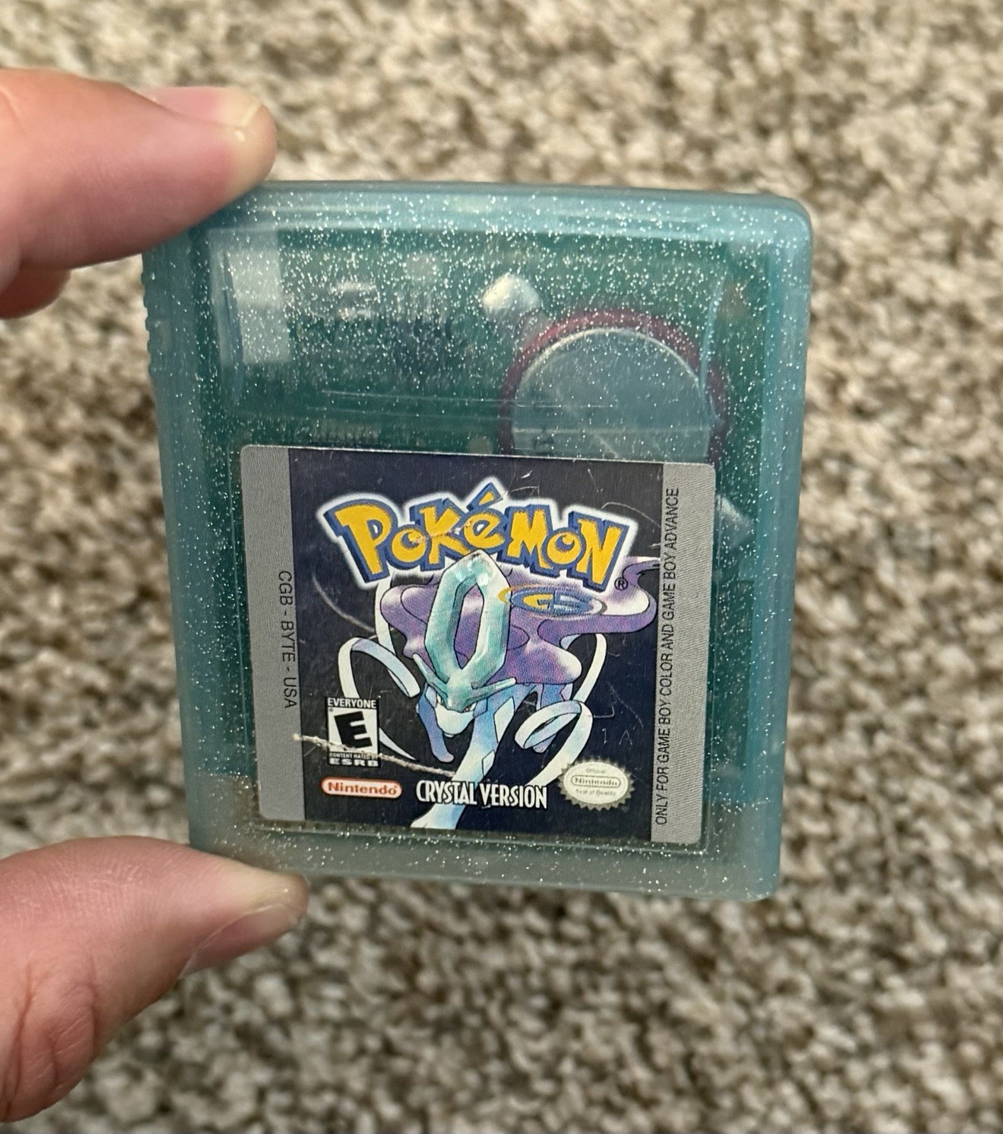 Pokemon: Crystal Version Game Boy Color 2001 Authentic Gameboy Tested