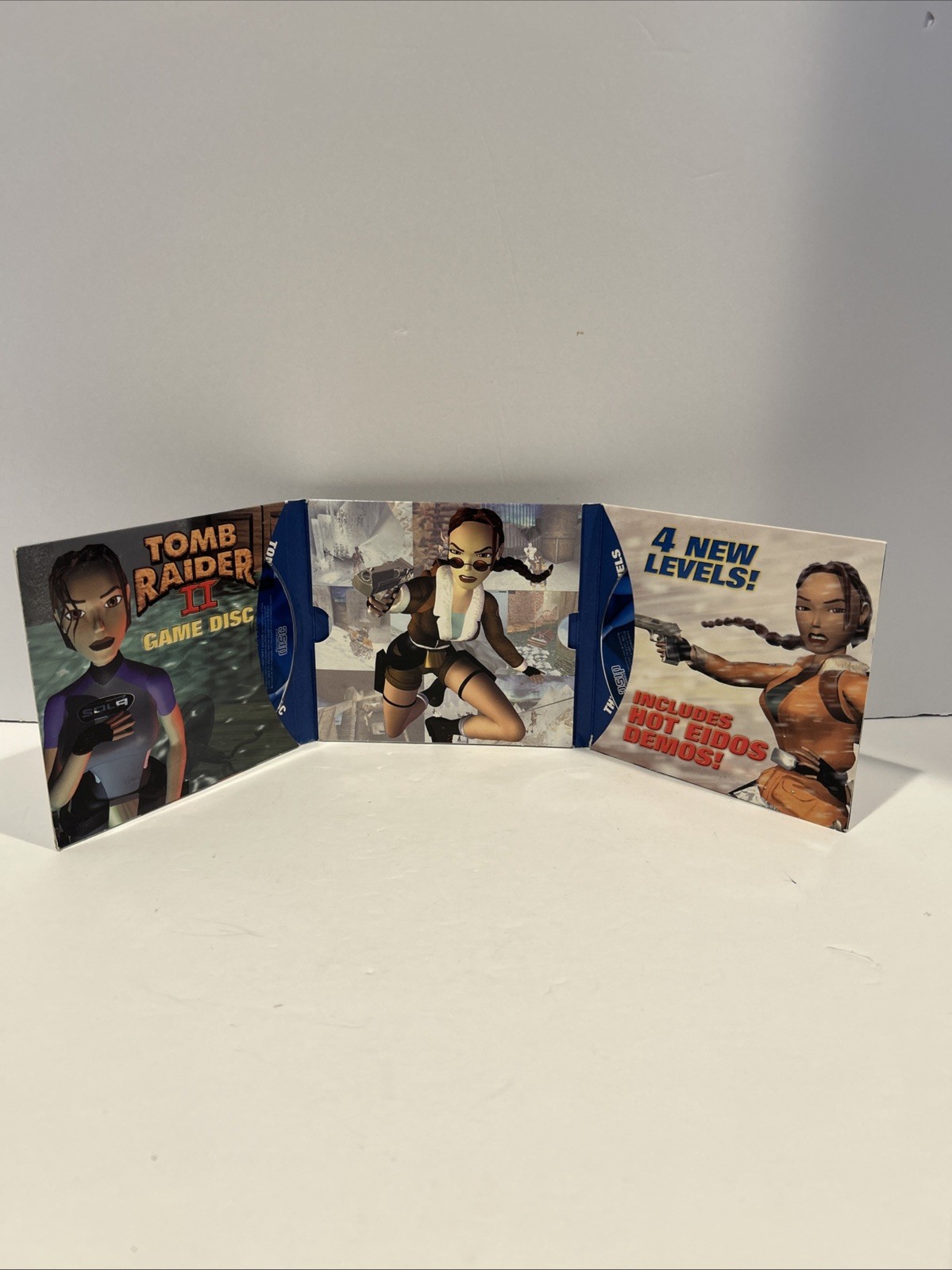 Tomb Raider II 2 Gold (Windows PC CD, 1999) 2 Disc Set