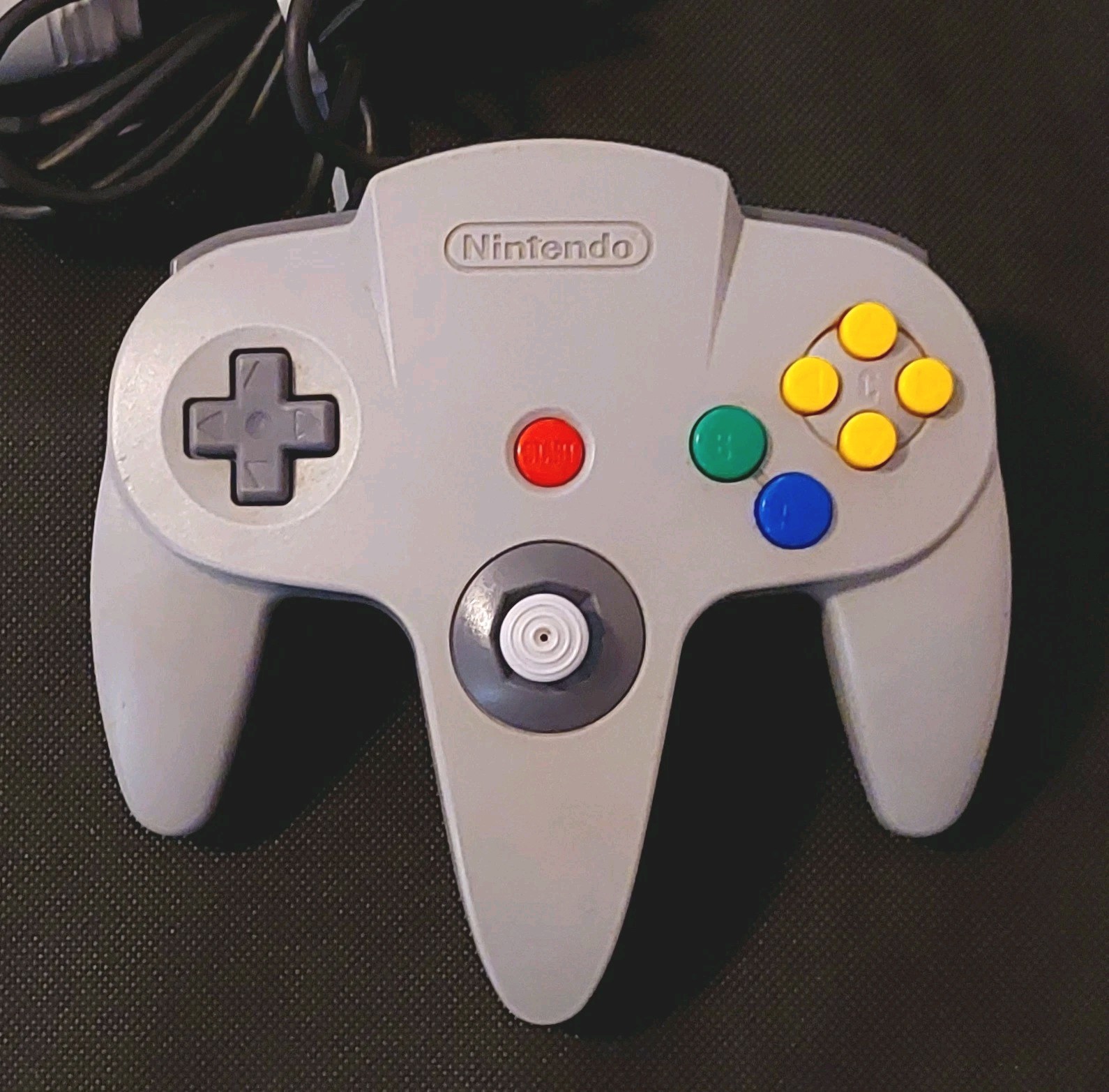 Nintendo 64 N64 Gray Controller Authentic OEM Tested & Working