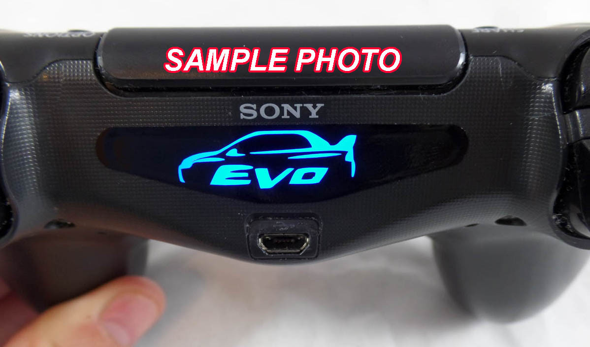 Custom Made Personalized PS4 Controller Logo Design Light Bar Sticker Decal
