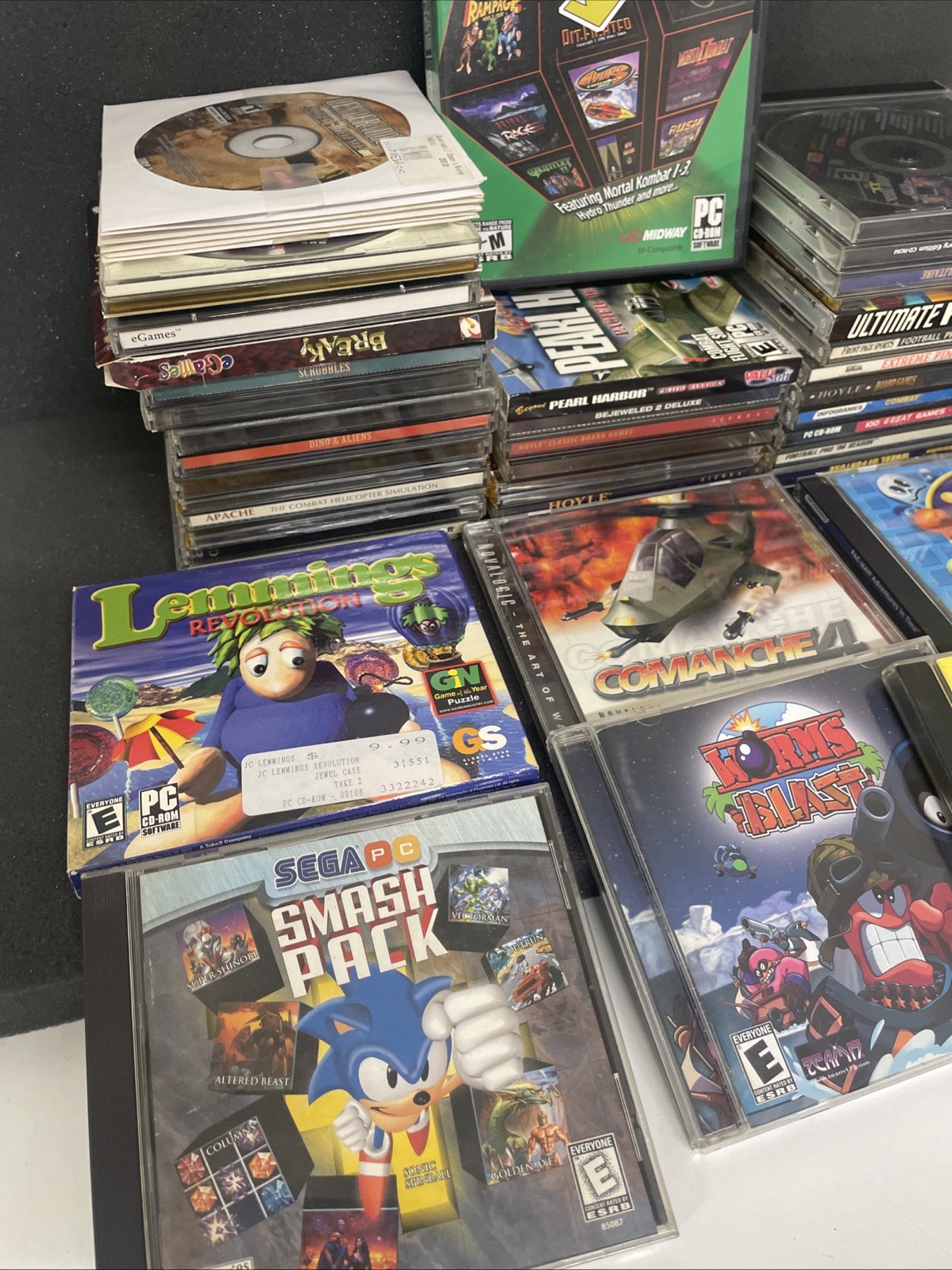 Wholesale Lot of 62 PC Games 2000’s Y2K 1990s- Most Discs in great shape!