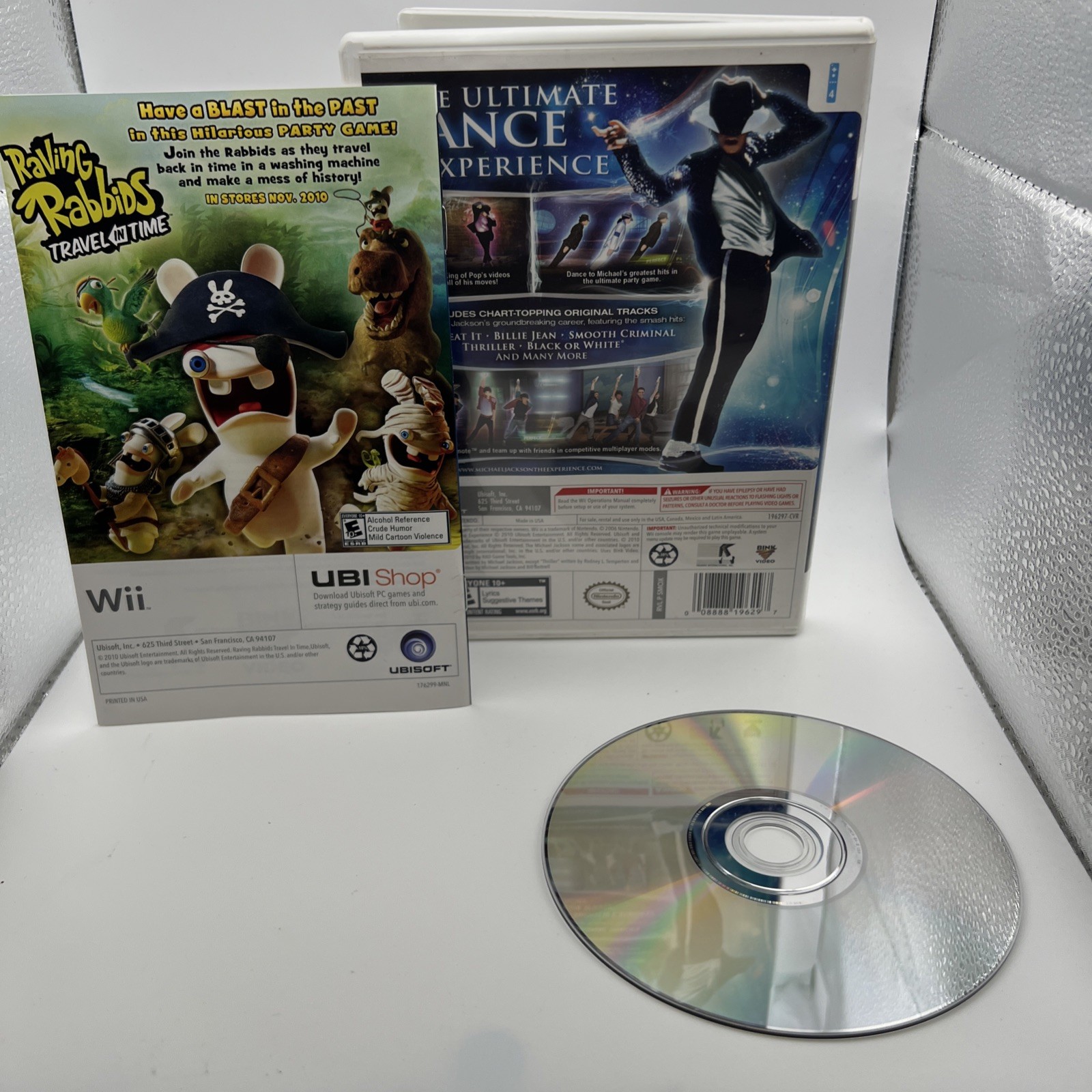 Michael Jackson The Experience Nintendo Wii Walmart Bonus Track Exclusive Manual