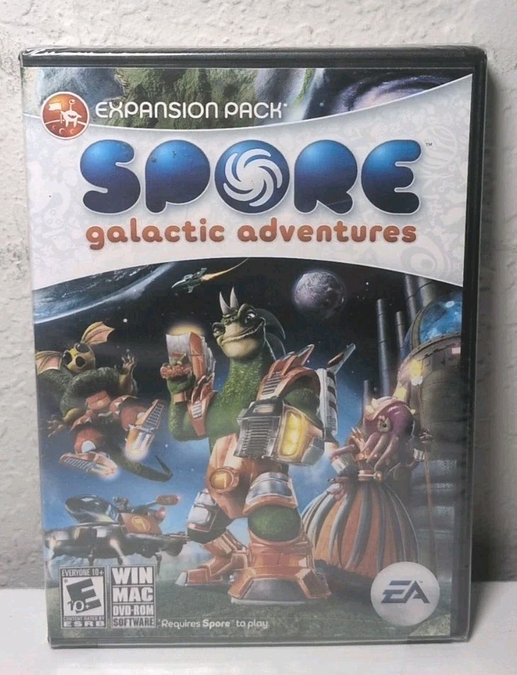 Spore: Galactic Adventures (Windows/Mac, 2009 CD ROM) Brand New B366