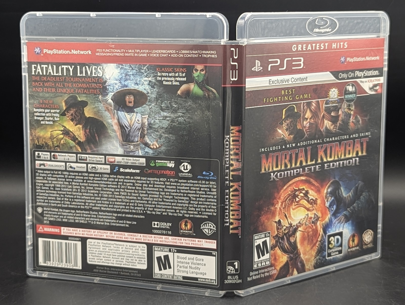 Mortal Kombat Komplete Edition ( PlayStation 3 PS3 ) Mint Disc – Pristine-Tested