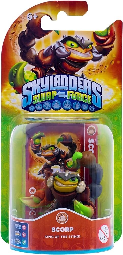 Skylanders Swap Force Character Scorp Earth Element New Sealed