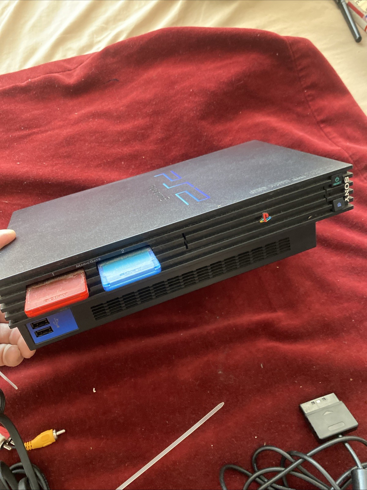 Sony PlayStation 2 PS2 Slim Console Complete. Tested Working