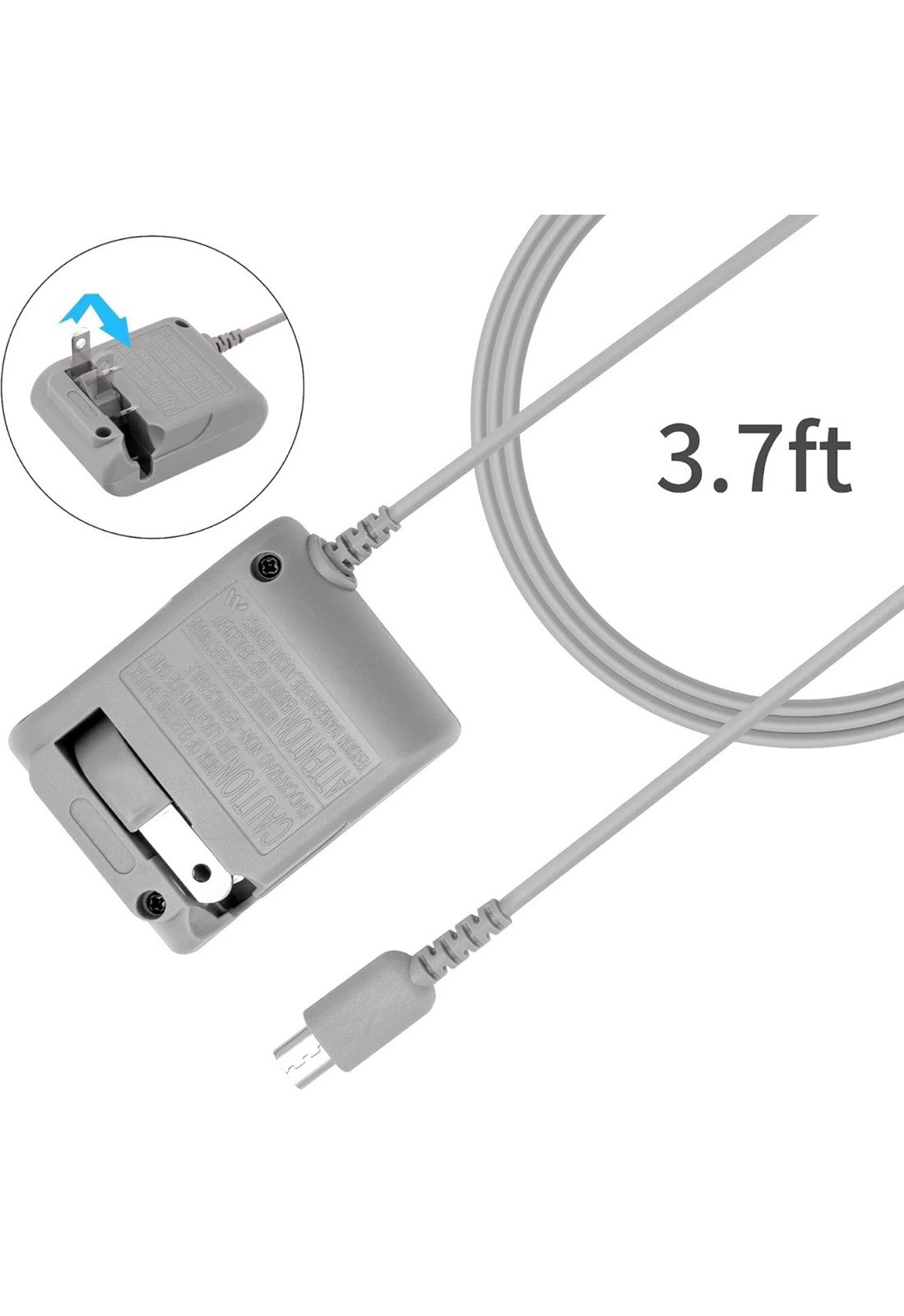 Cable Cargador de Pared Compatible con Consola Nintendo DS Lite NDSL