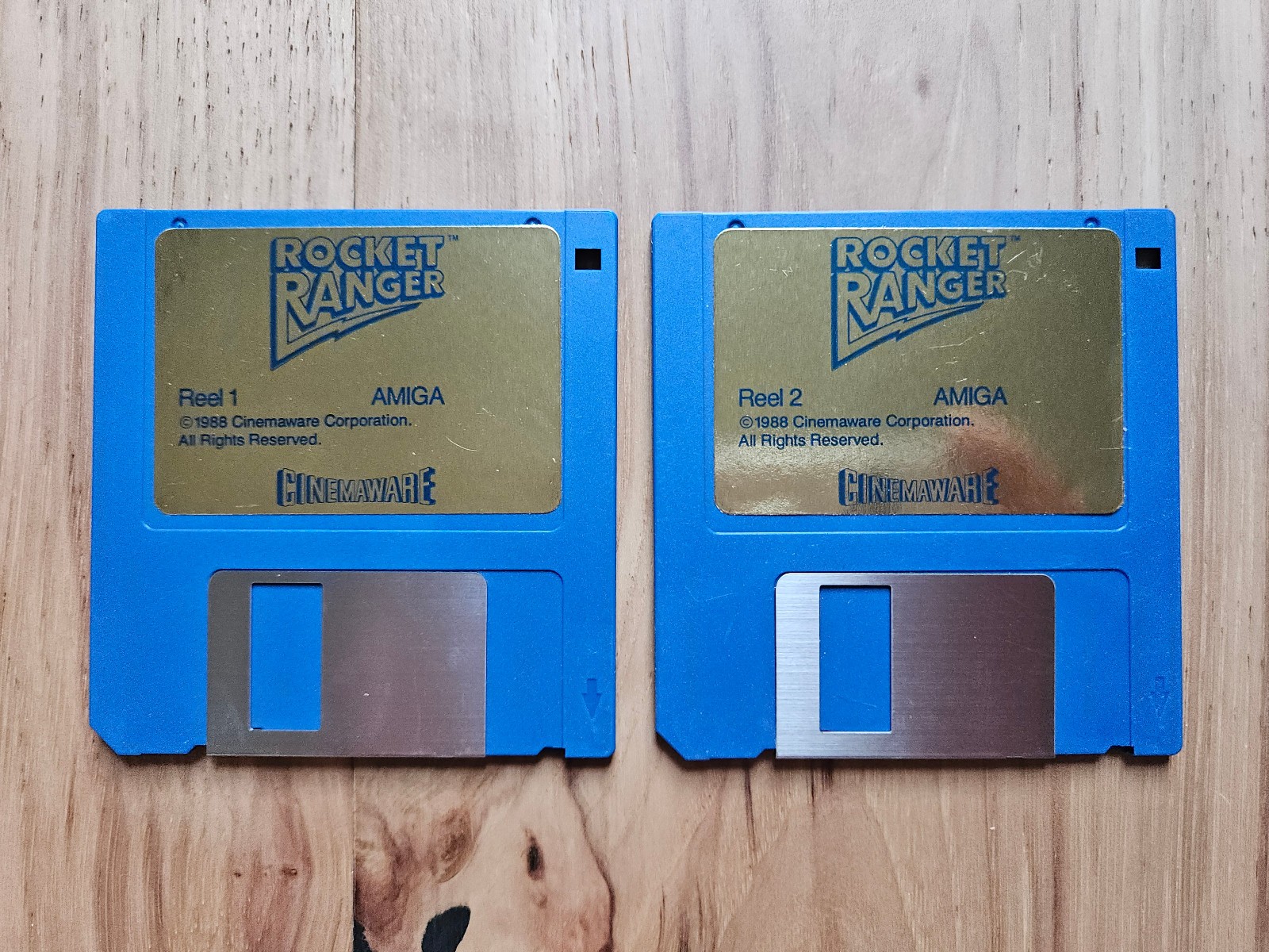 Rocket Ranger (1988, Commodore Amiga, Cinemaware) w/ Manual + Ref Card + Decoder