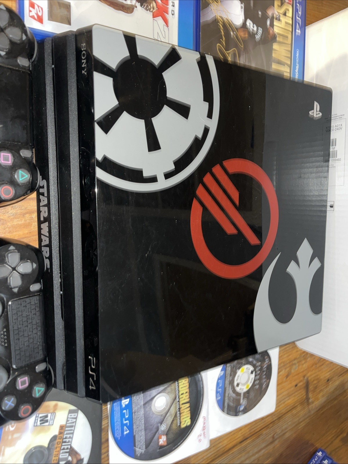Star Wars Edition PS4 Pro 1TB Console Bundle – 10 Games & Controllers