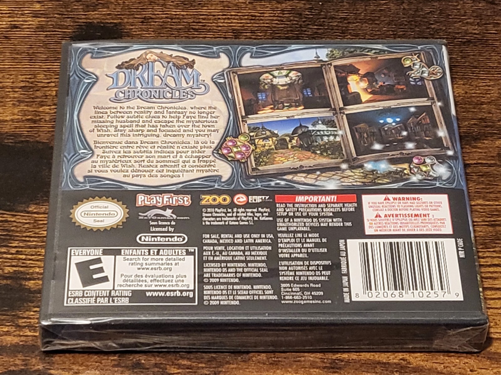 Dream Chronicles (Nintendo DS, 2010) Brand New Factory Sealed