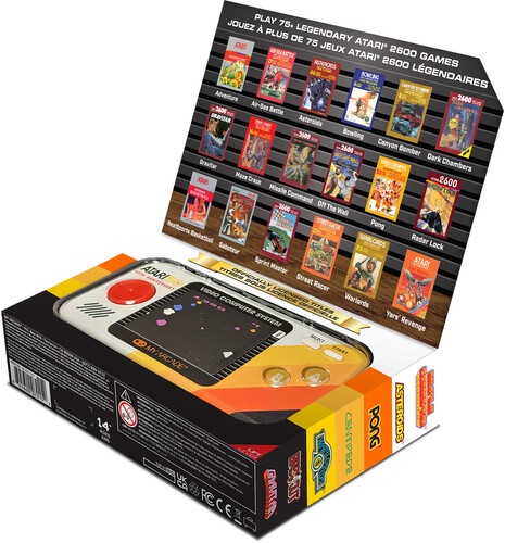 My Arcade DGUNL-7015 Atari Pocket Player Pro Handheld Portable Gaming System 100