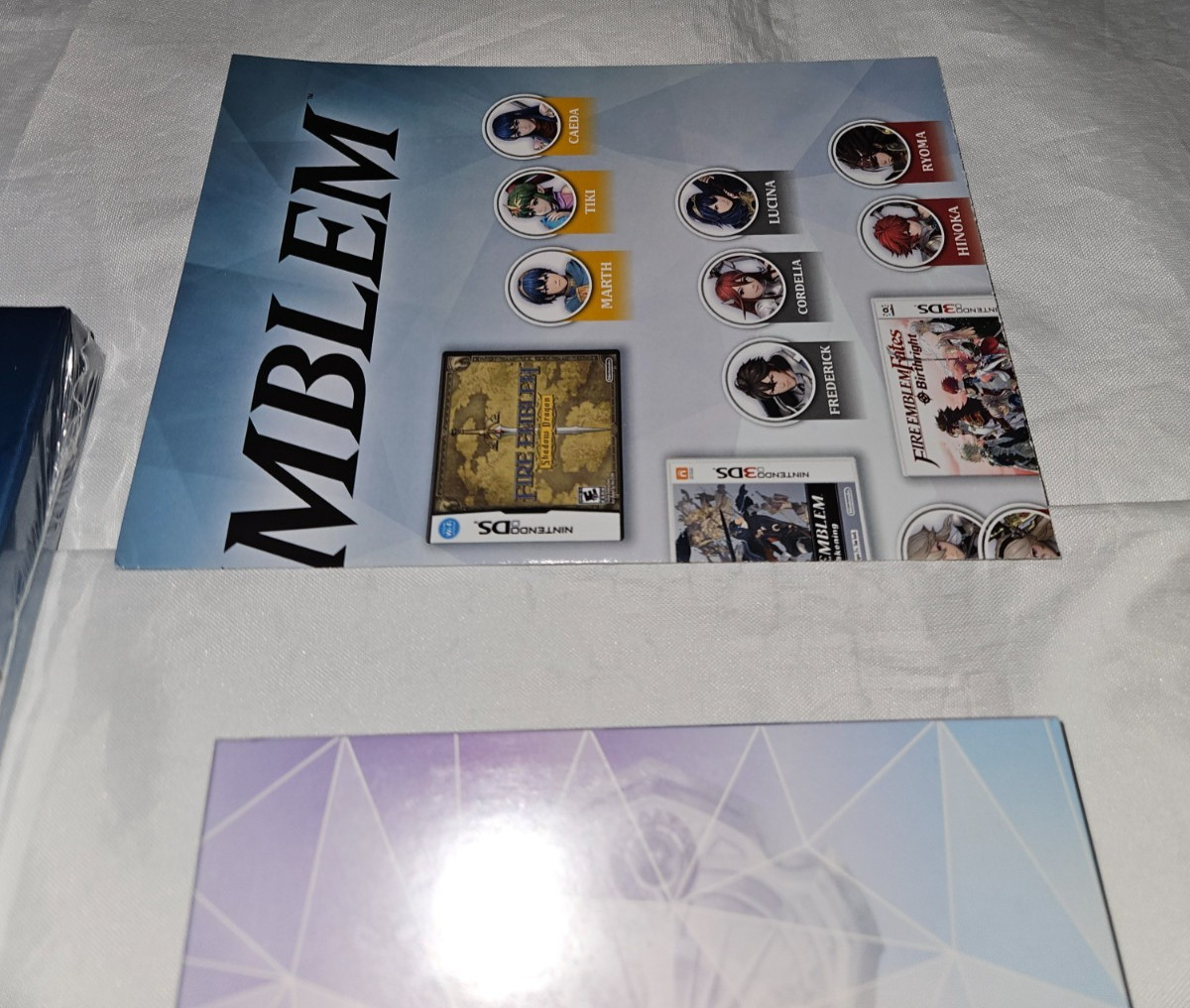 Nintendo Switch Fire Emblem Warriors Speical Edition NO GAME Card Set Poster CD