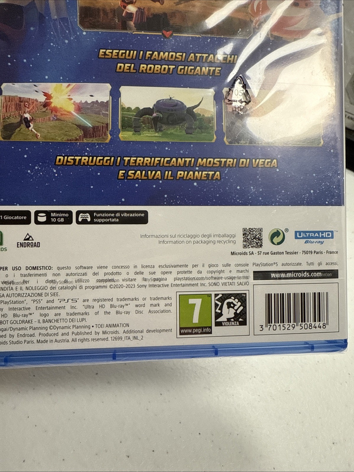 Microids Ufo Robot Goldrake – Il Banchetto Dei (Sony Playstation 5) (UK IMPORT)