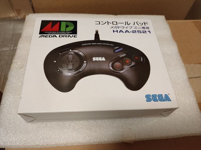 Sega Mega Drive Mini 3 Button Control Pad HAA-2521 Unused MD Retro NTSC-J JP