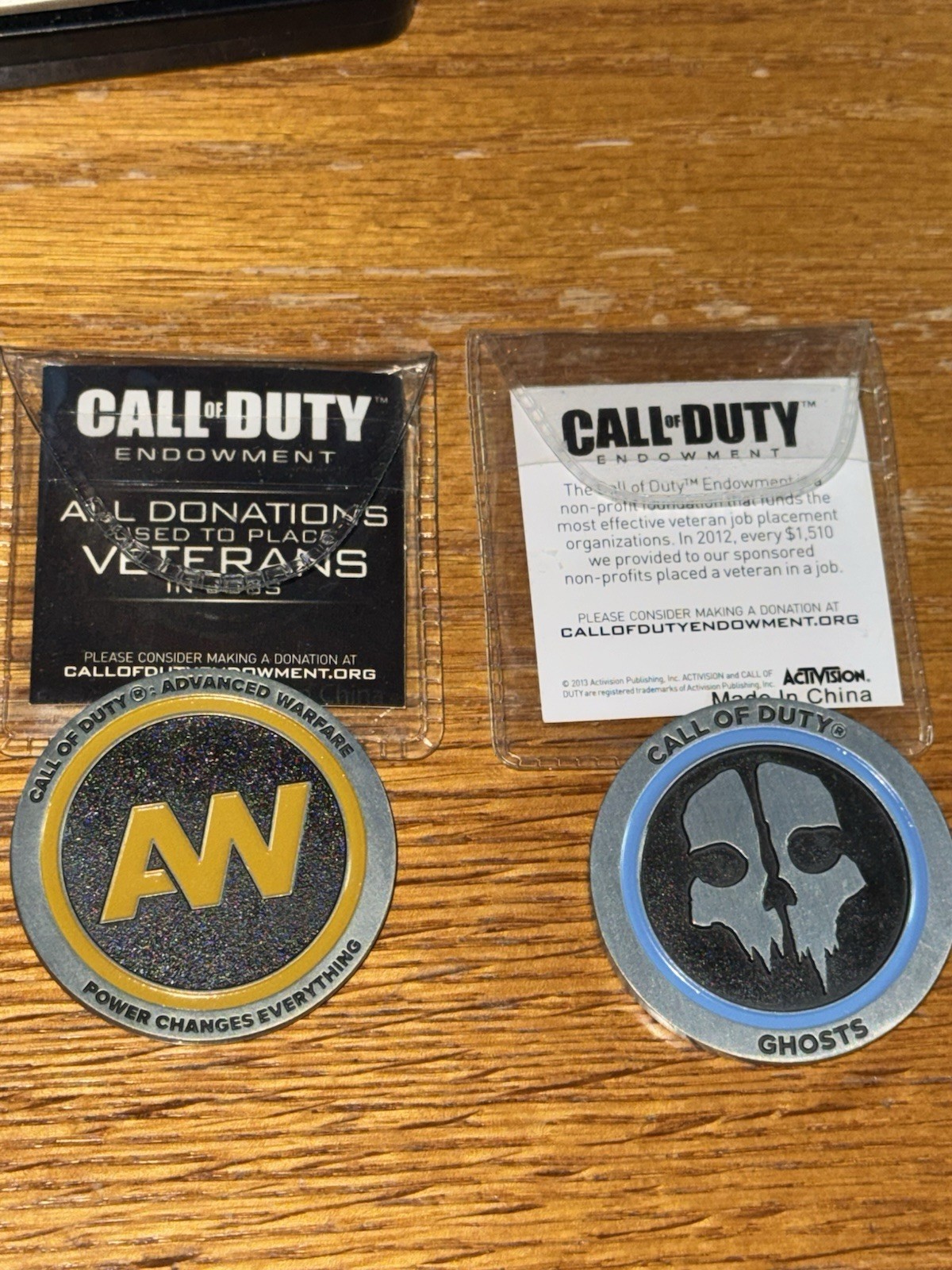 INSANELY RARE! Call of Duty Military Challenge Coins Token Promo Bundle