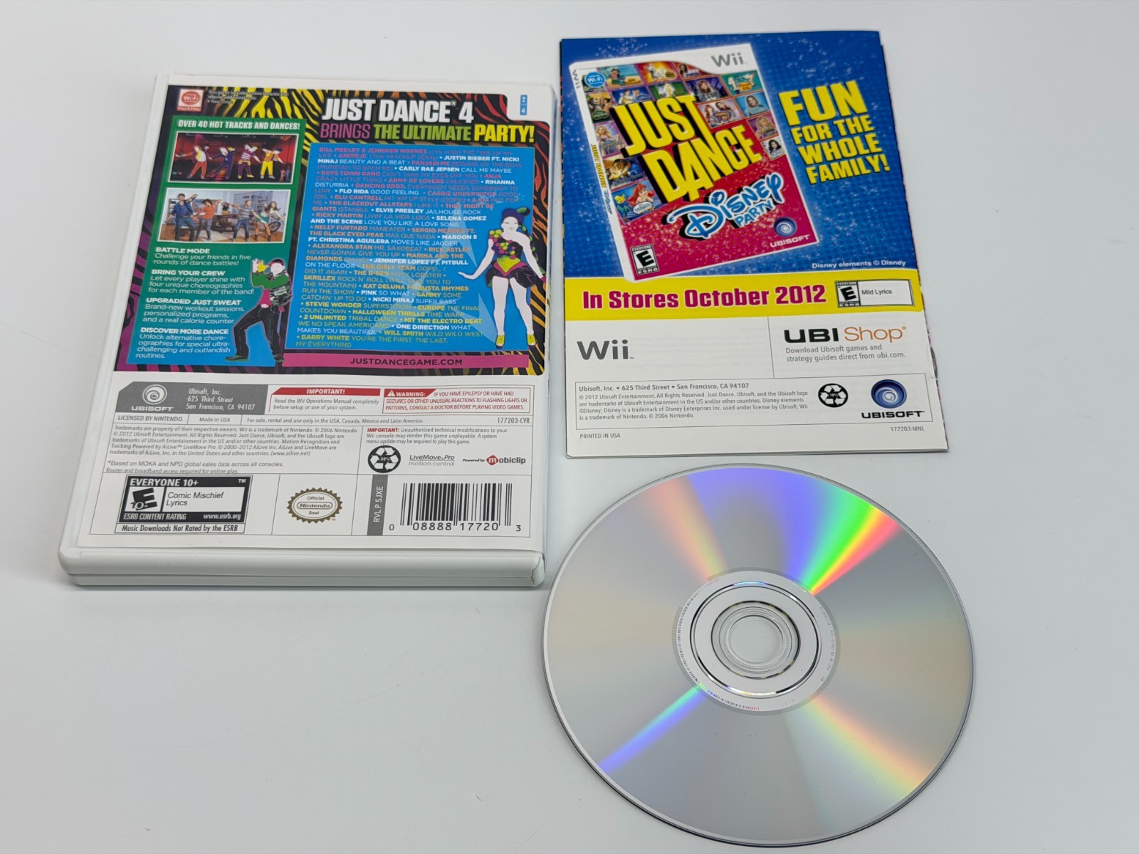 Just Dance 4 (Nintendo Wii) Tested & Complete*