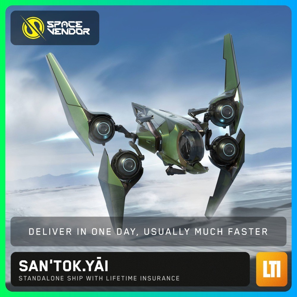 Star Citizen San’tok.yāi LTI Lifetime Insurance CCUd – Space Vendor
