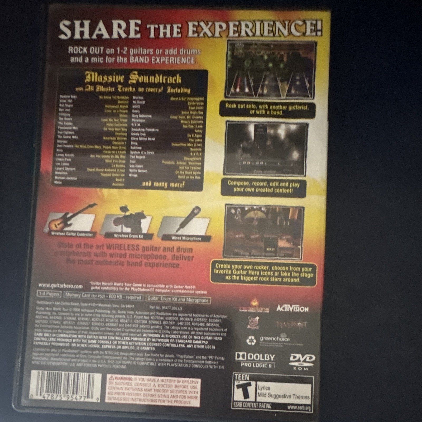 Activision Guitar Hero bundle