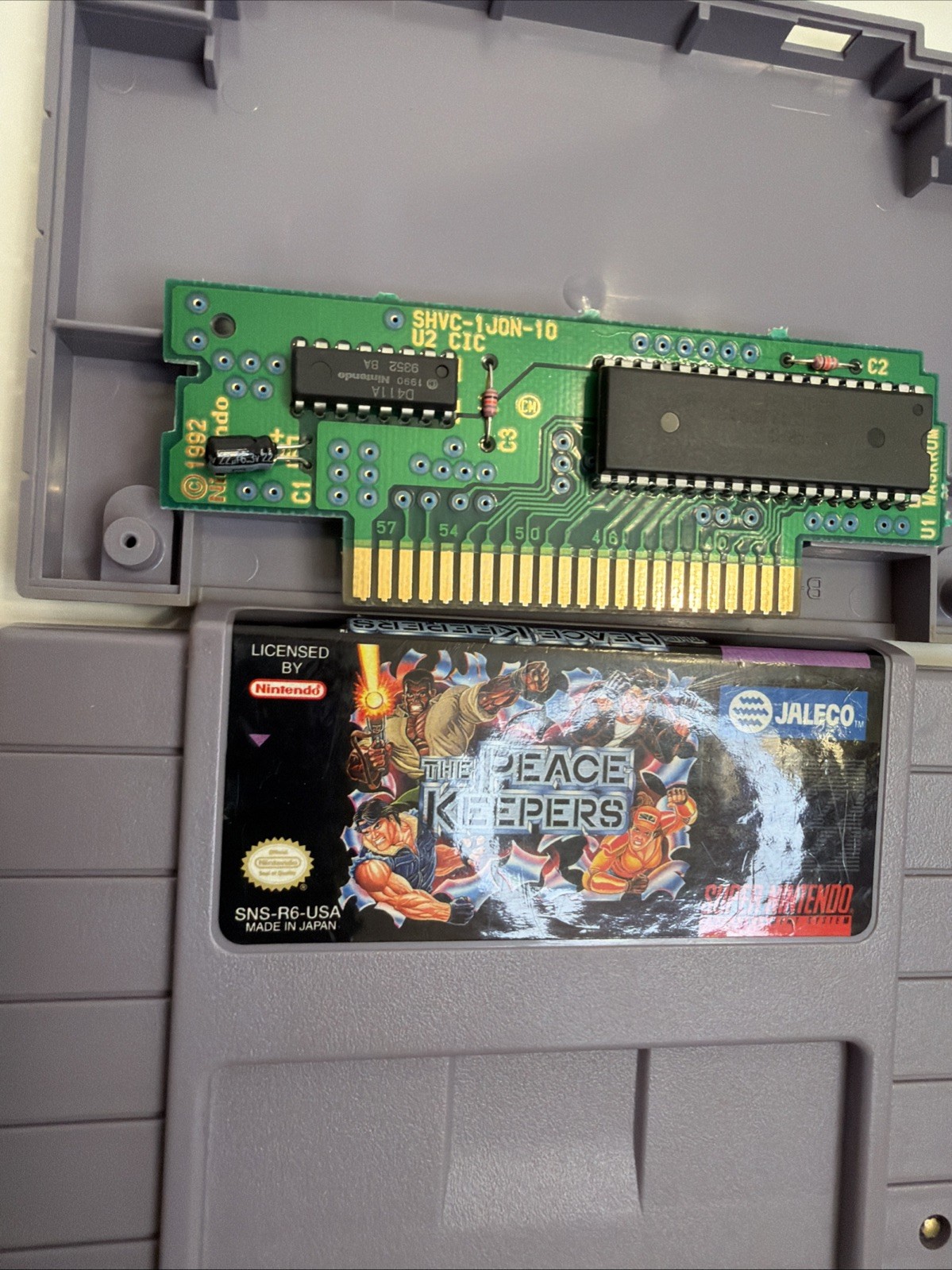 Peace Keepers Super Nintendo Game SNES Authentic Very Good Cond w/ Dustcover