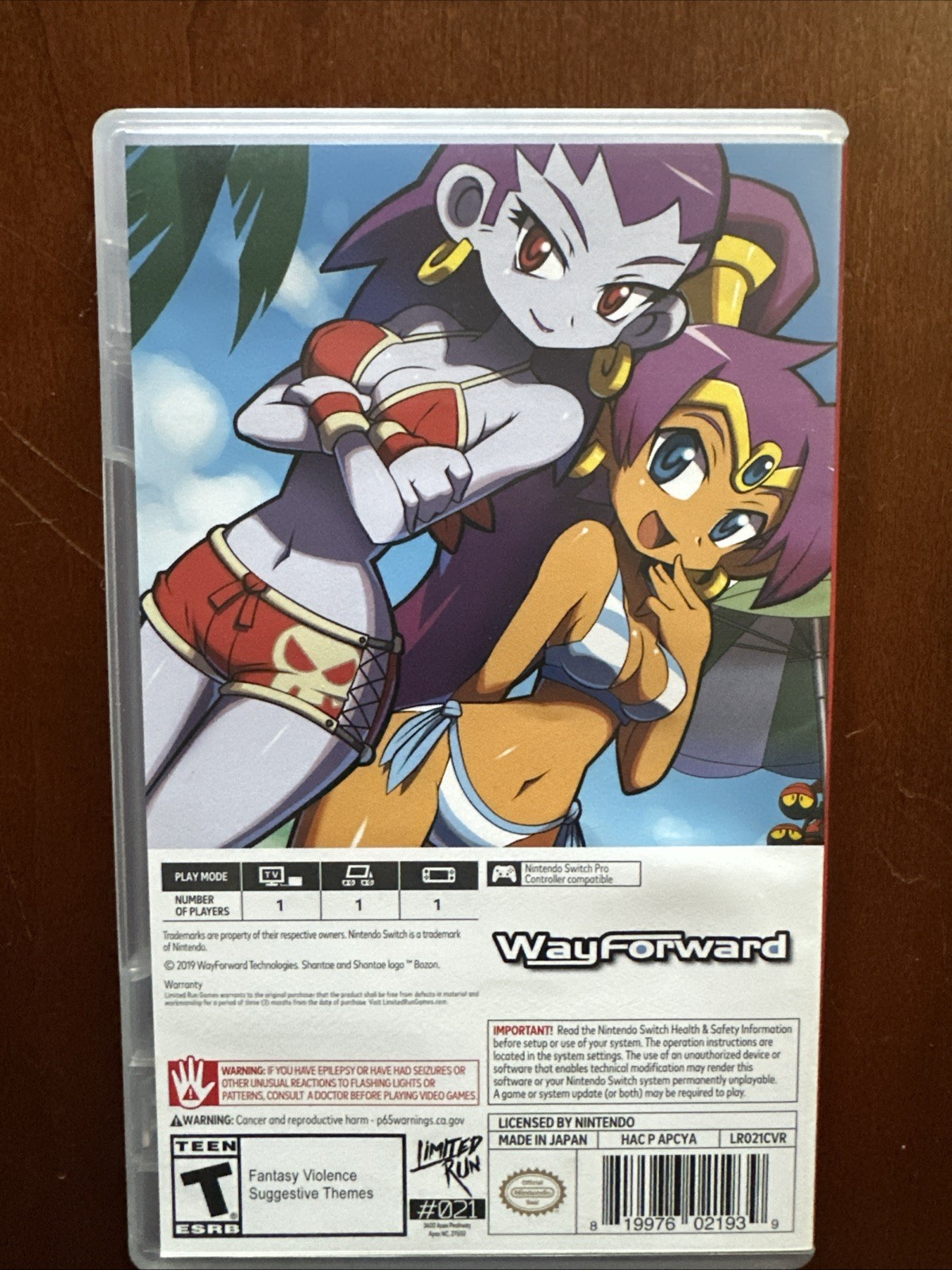 Shantae and the Pirate’s Curse (Switch, 2018) RARE OOP