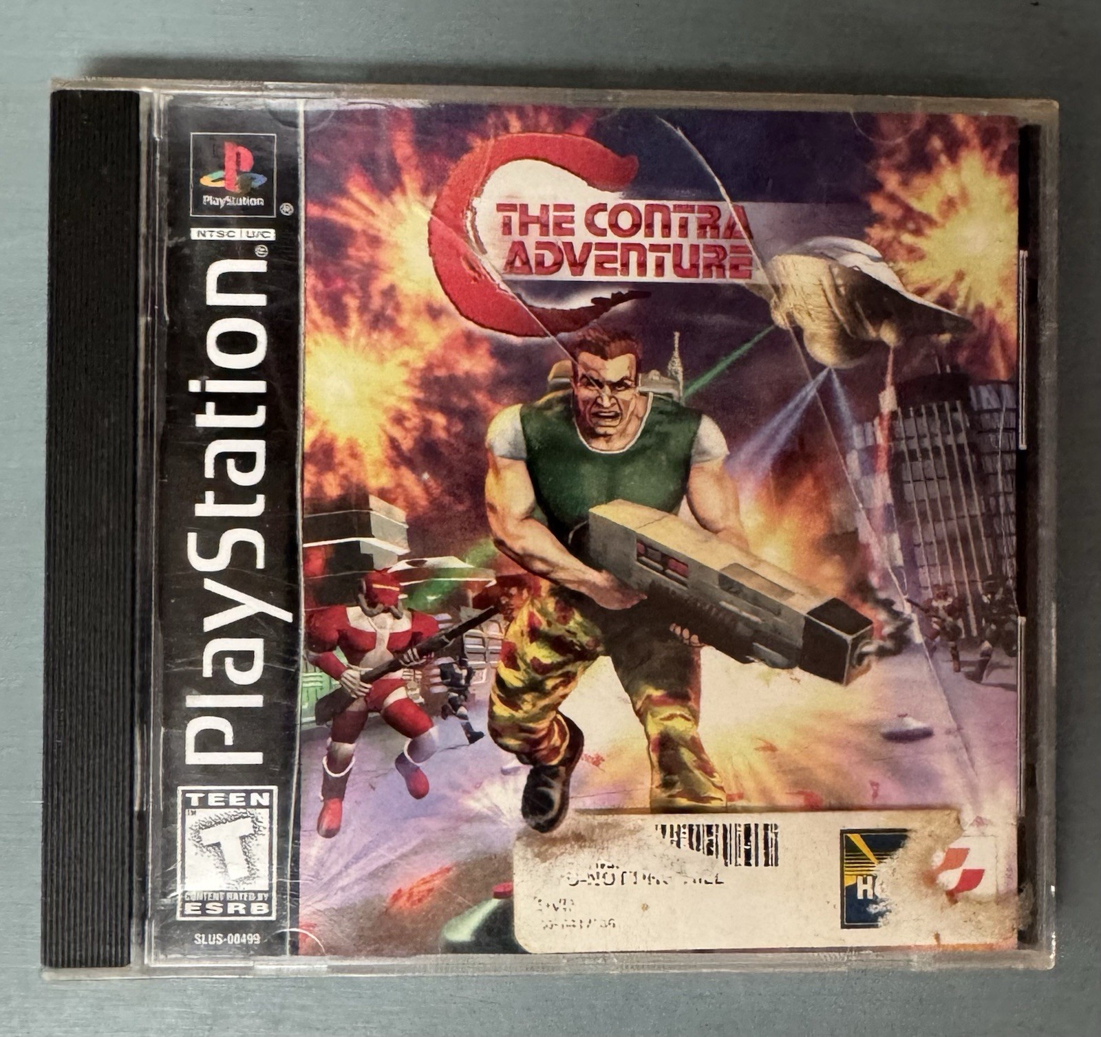 The Contra Adventure Sony PlayStation 1 PS1 Konami Tested Working See Pics