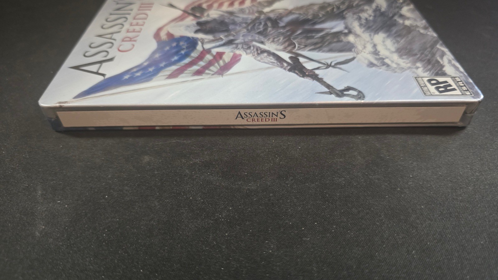 Assassin’s Creed III 3 Steelbook Case only Microsoft Xbox 360 NEW SEALED no game