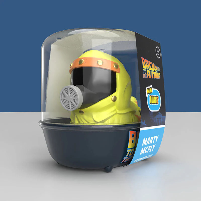 TUBBZ MINI 1ST Edition back to the future Marty McFly RADIATION SUIT DUCK JEEP