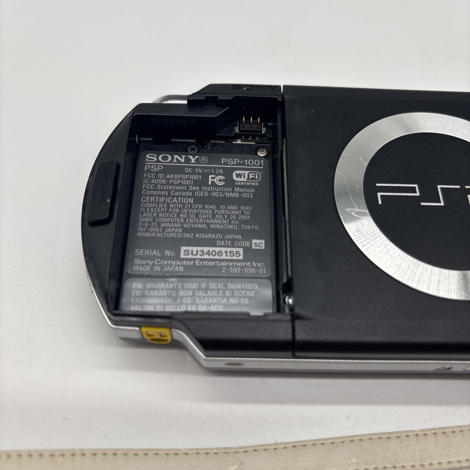 Sony PSP-1001 Black Handheld Console Reconditioned Tested Working
