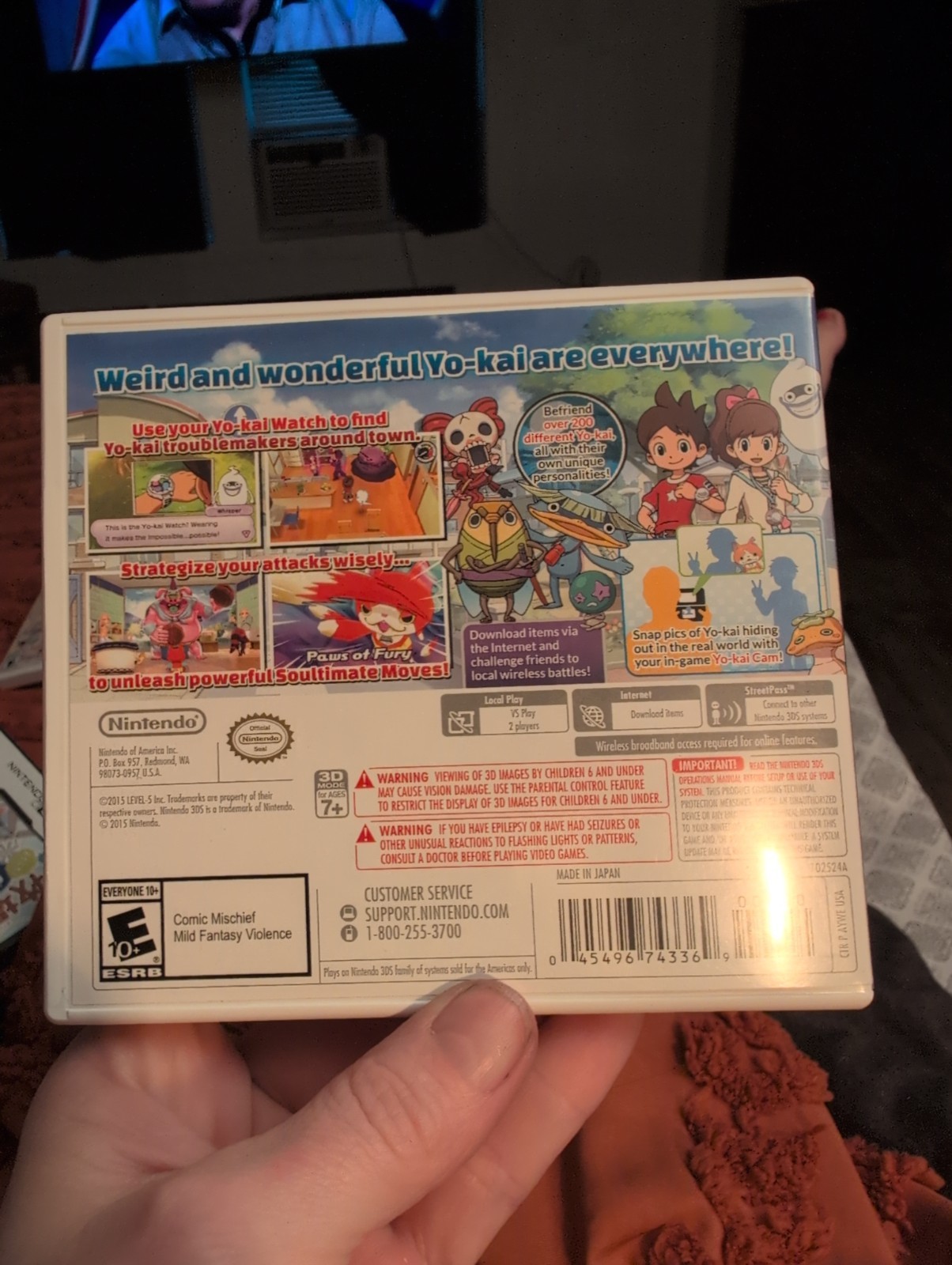Yo-Kai Watch (Nintendo 3DS, 2015) CIB Excellent condition