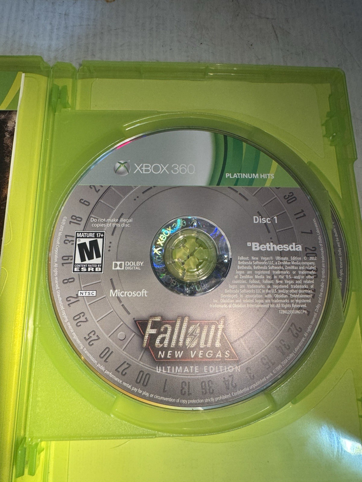 Fallout: New Vegas Ultimate Edition Xbox 360 CIB