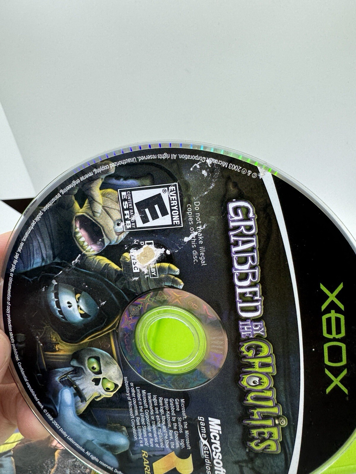Grabbed by the Ghoulies (Microsoft Xbox, 2003) Complete in Box CIB HEAVY WEAR