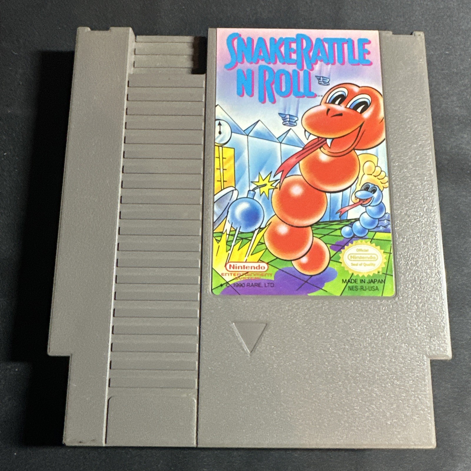 Snake Rattle ‘n’ Roll (Nintendo Entertainment System, 1991) NES Cartridge Only