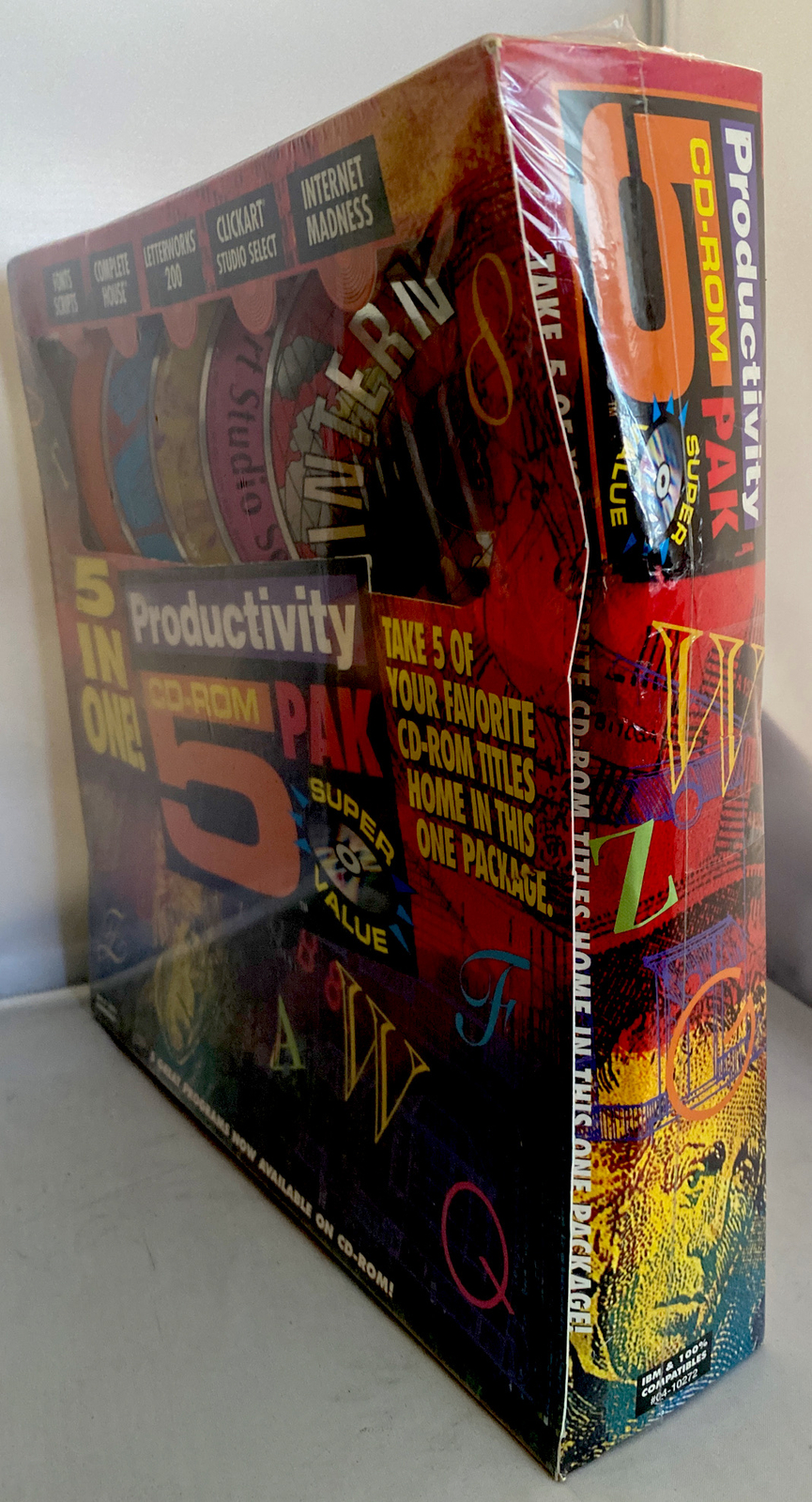 Productivity CD-ROM 5 in One Super Pak New Sealed in Plastic (READ)