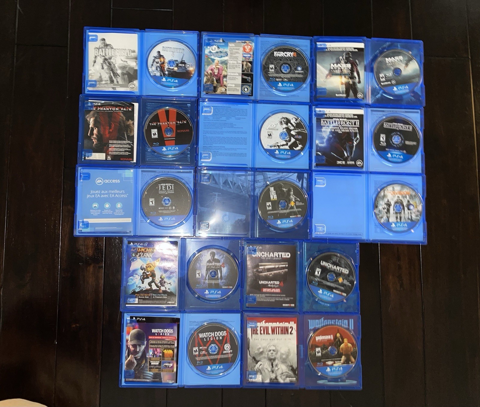 PS3 PS4 Game Lot 30+ Games Near Complete – Batman Final Fantasy Far Cry + More