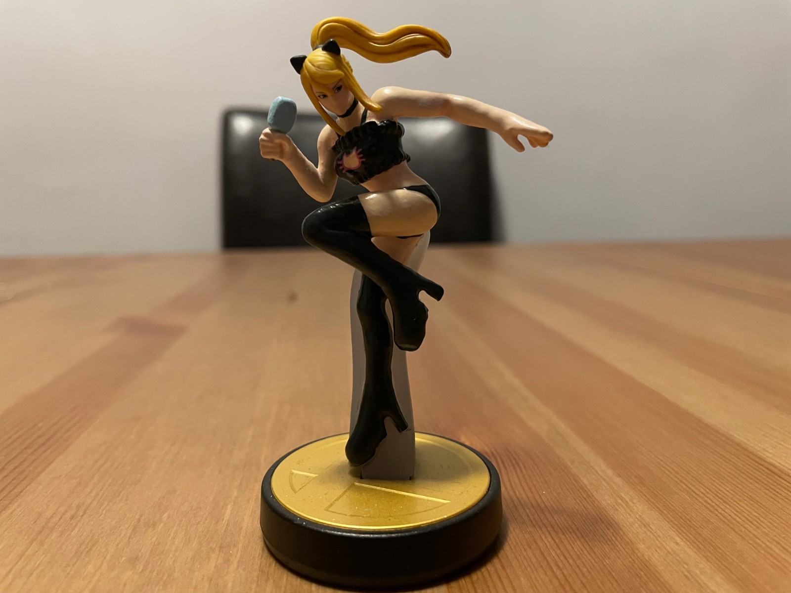 Custom Zero Suit Samus Black Cat Amiibo