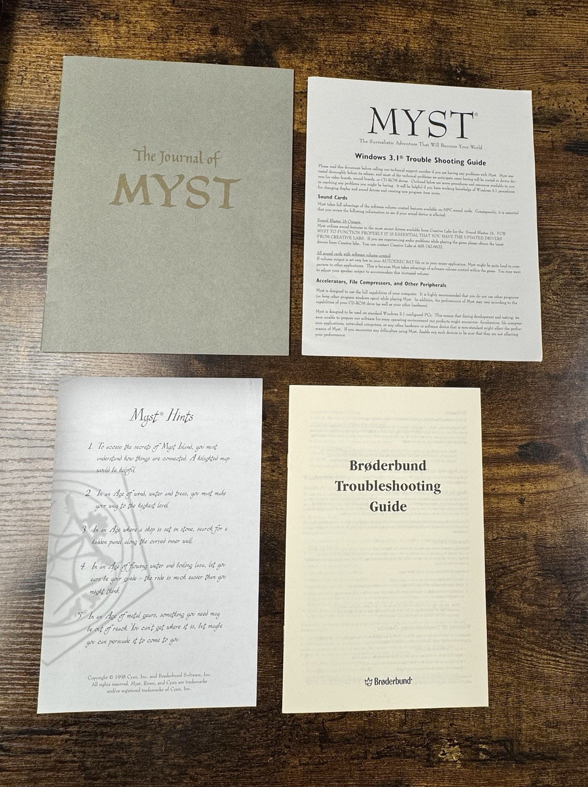 Ages of Myst (Windows/Mac, 1998)
