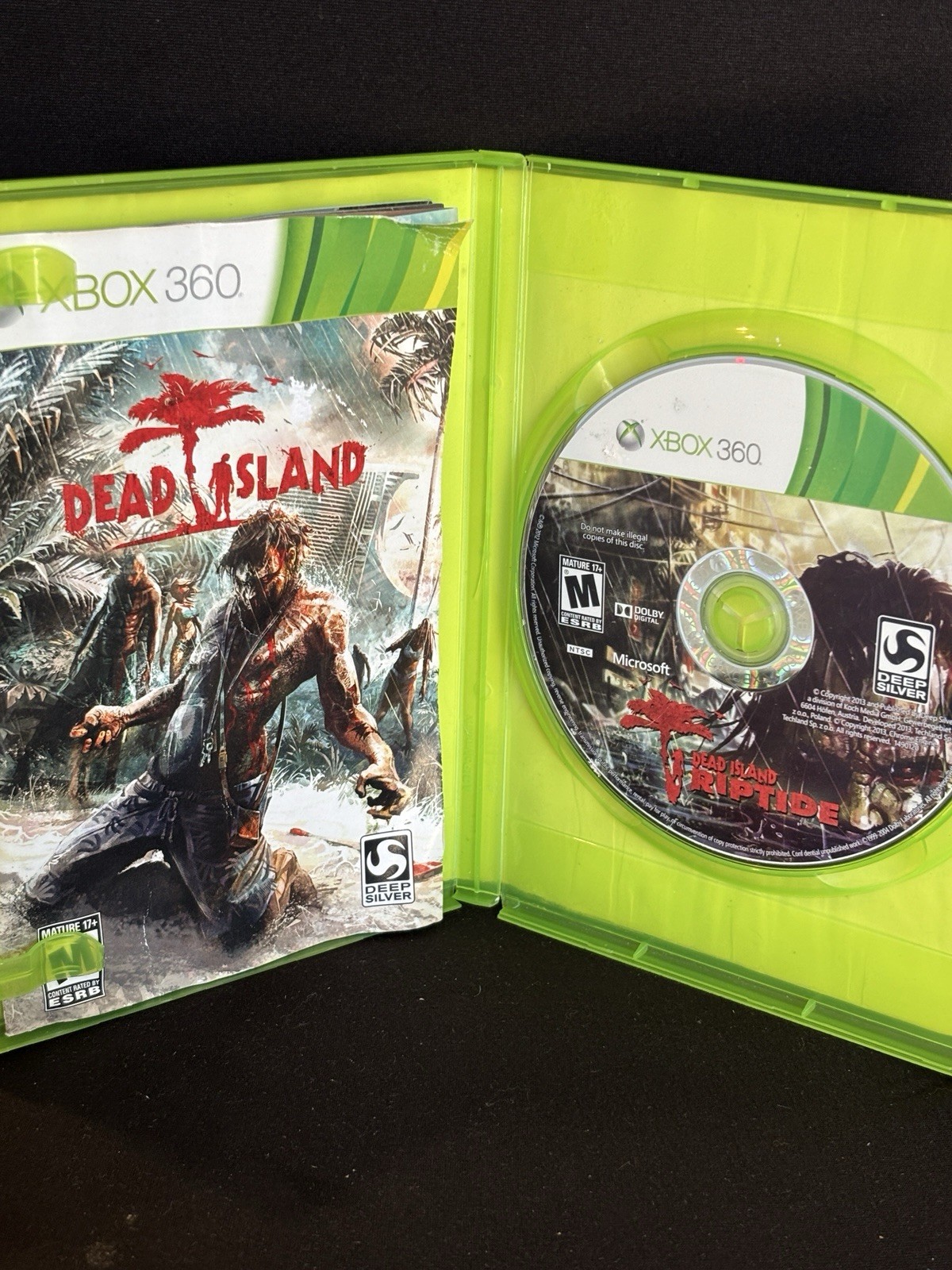 Dead Island Riptide Xbox 360 Game Zombie Survival Horror Shooter Microsoft RPG