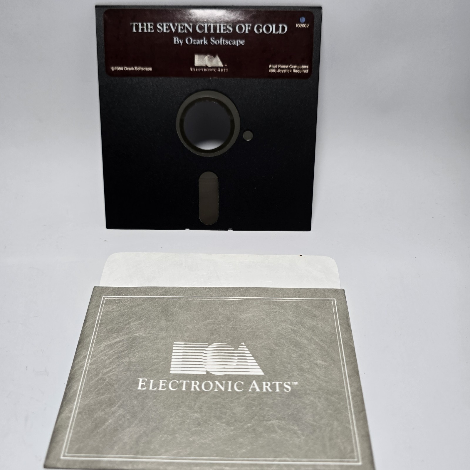 Seven Cities of Gold EA Atari 400 800 XL Computer Game Disk Untested
