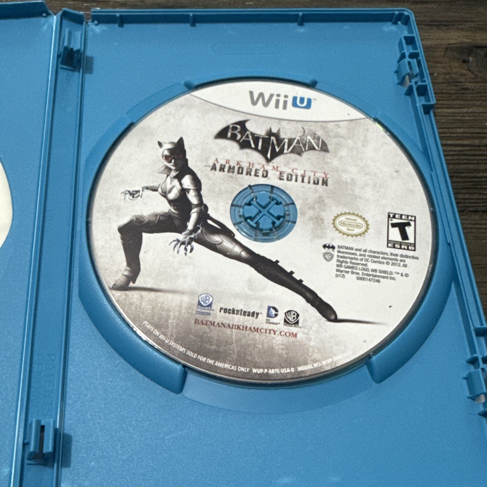 Batman: Arkham City Armored Edition Nintendo Wii U Clean