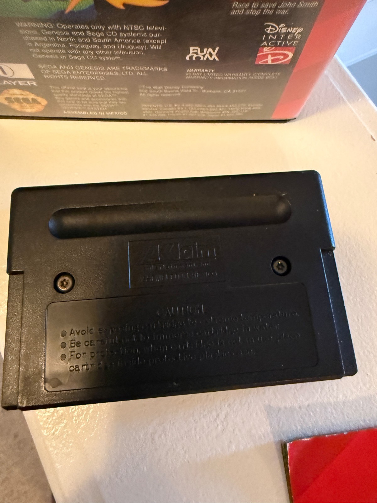 Disney’s Pocahontas (Sega Genesis, 1996) Complete W/ Manual Tested Working