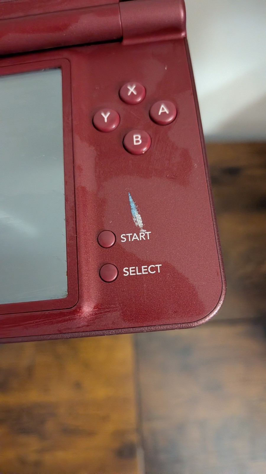 Nintendo DSi XL DS Burgundy Wine Red Console System Tested NO charger
