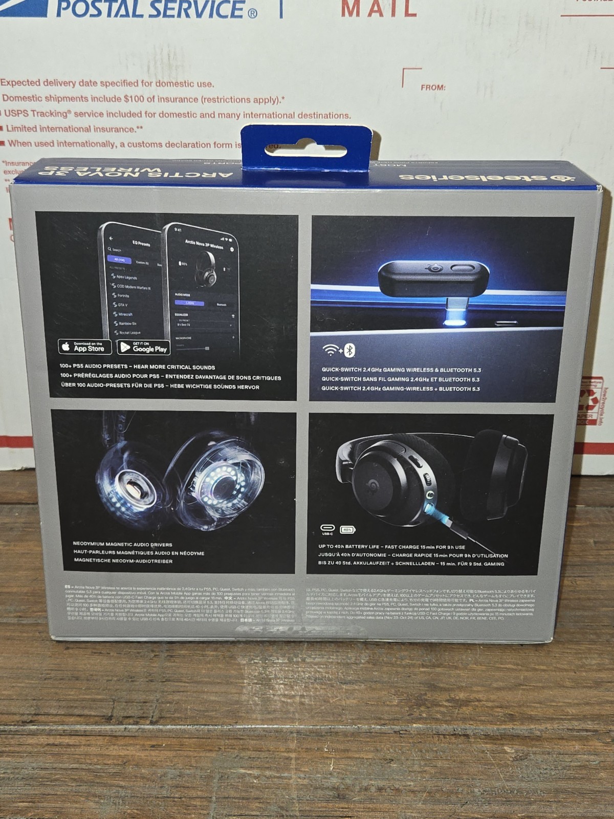 New & Sealed! SteelSeries Arctis Nova 3P Wireless Multi-Platform Gaming Headset