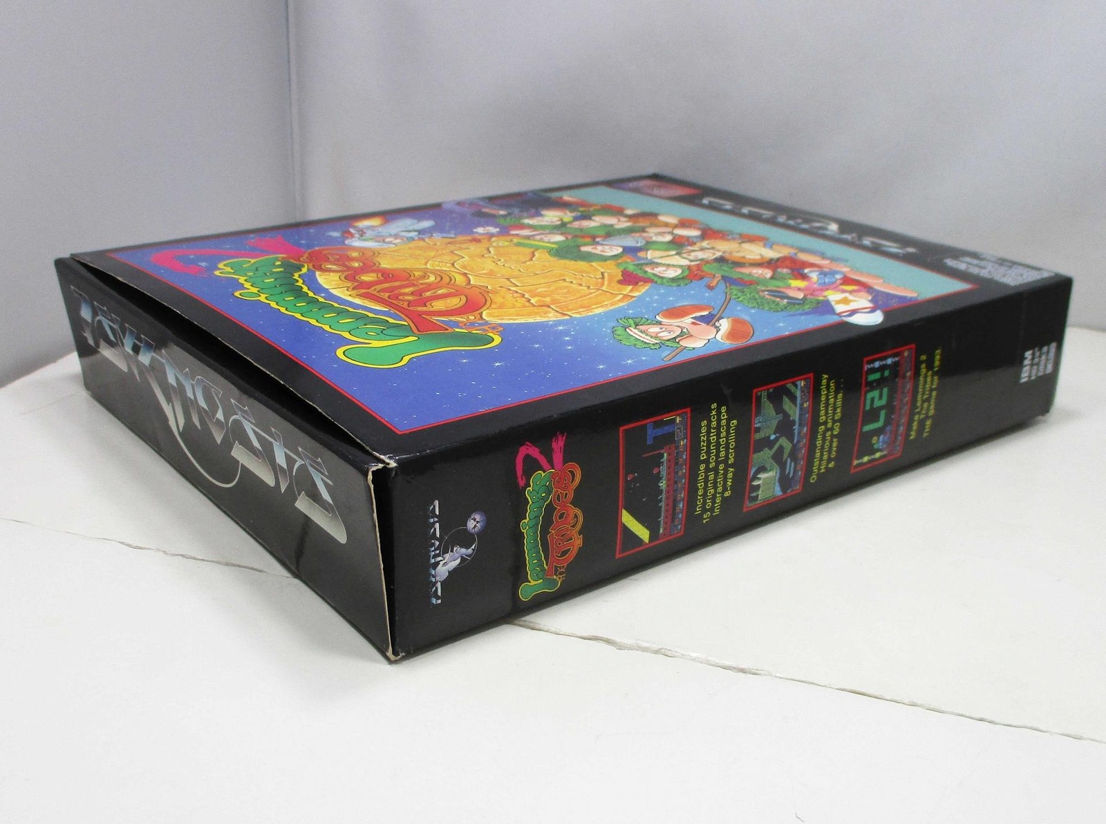 1993 Psygnosis Lemmings 2 “The Tribes” Big Box PC (2) 3.5″ Floppy Disks – Tested