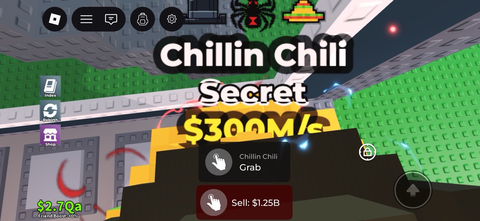 Steal a Brainrot Secret Chillin Chili 300M/S