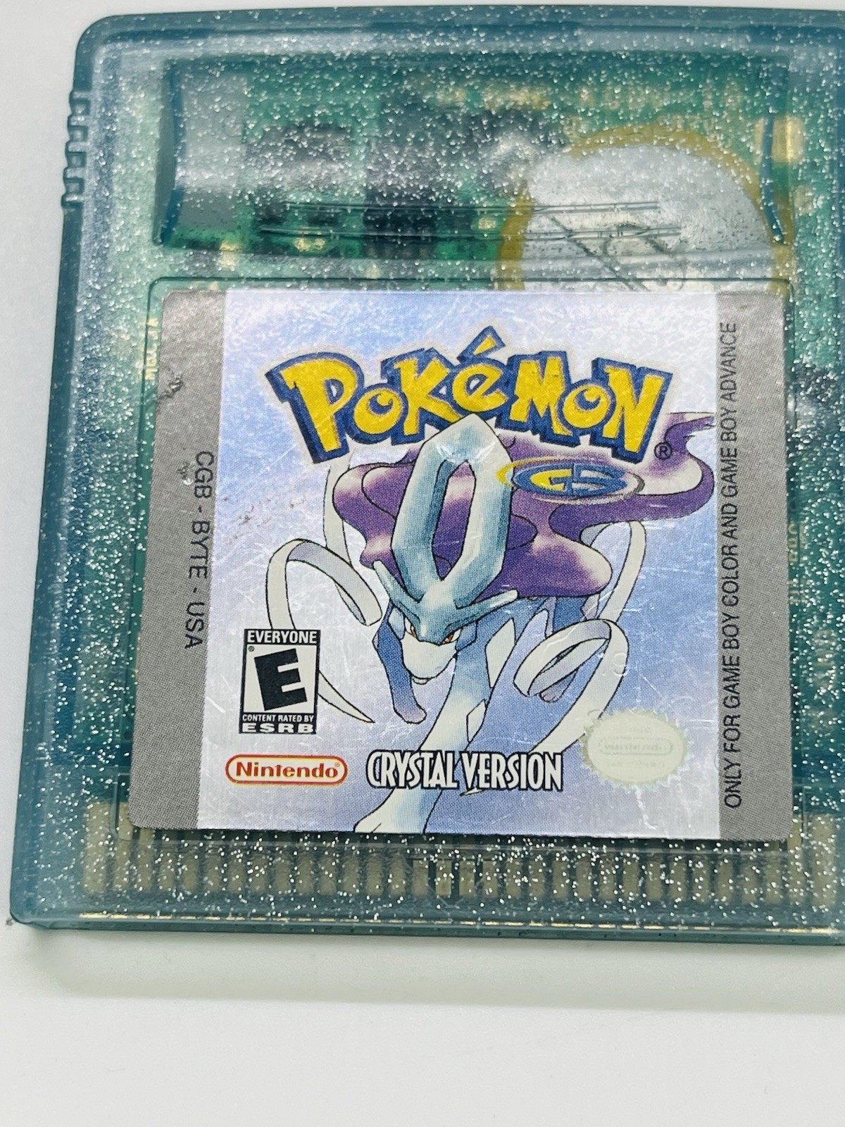 Pokemon: Crystal Version GBC (Game Boy Color, 2001) *New Battery* Authentic